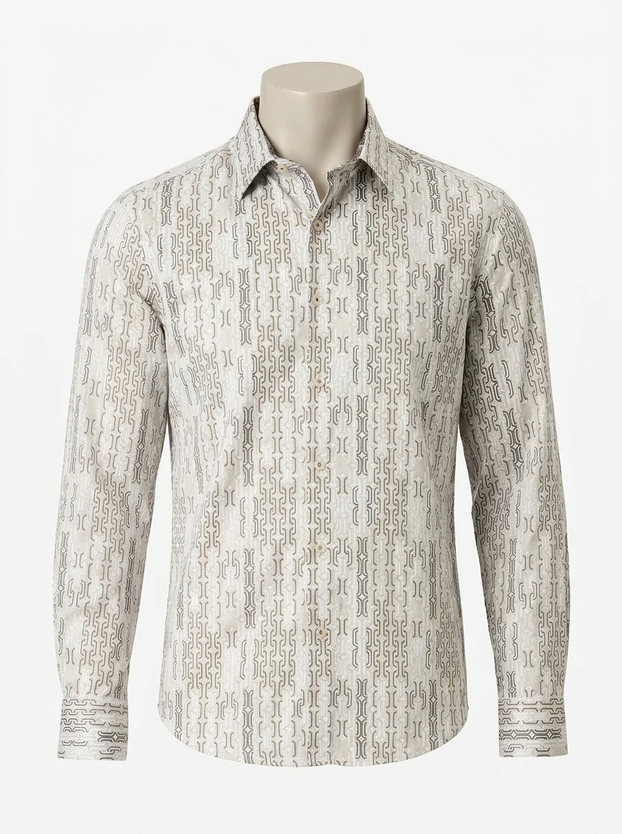 Missing Links Long Sleeve Button Down Shirt